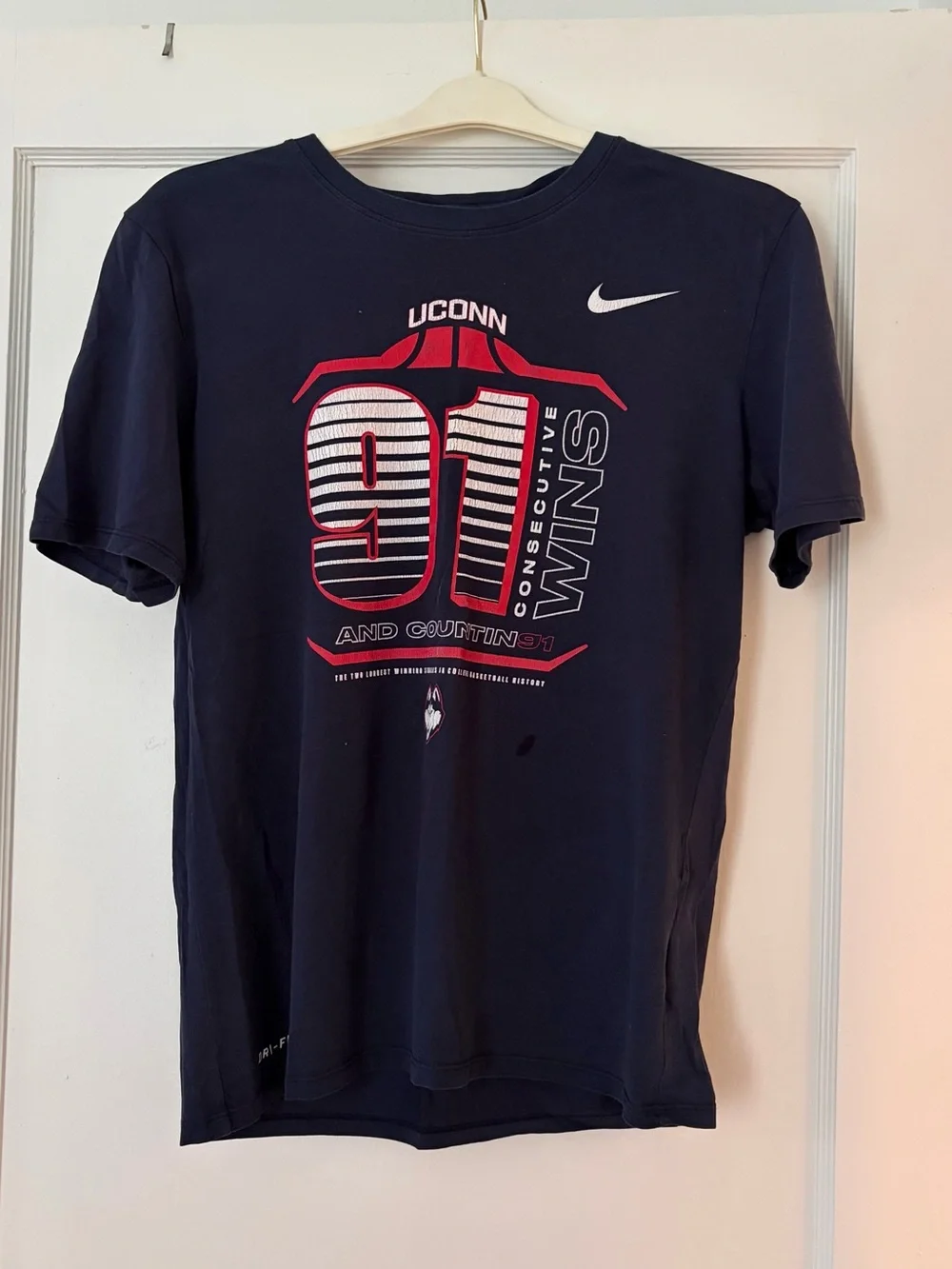 Assorted Nike/Champion UCONN Lady Huskies tshirts from 2004-2016